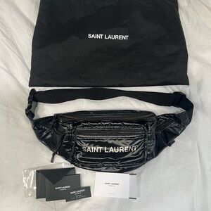 Saint Laurent Black Belt Bag